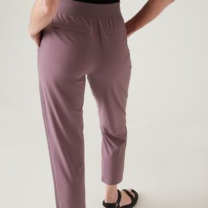Athleta Mauve Brooklyn Ankle Pants